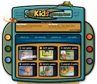 homepage del sito http://www.playkidsgames.com
